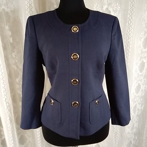 JONES NEW YORK SUIT TOP BLAZER JACKET SIZE 6 - Picture 4 of 16